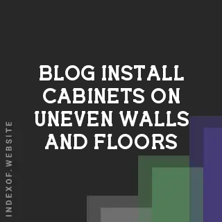 How to Install Cabinets on Uneven Walls and Floors: Pro Tips | Logo - Indexof